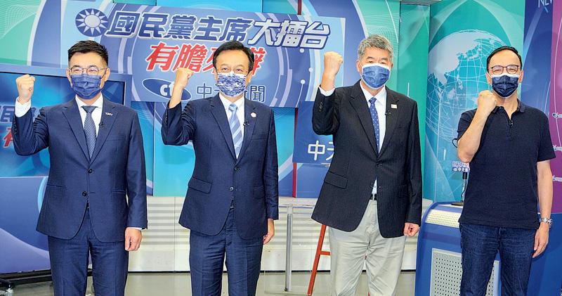 江启臣批张亚中朱立伦不务实不老实