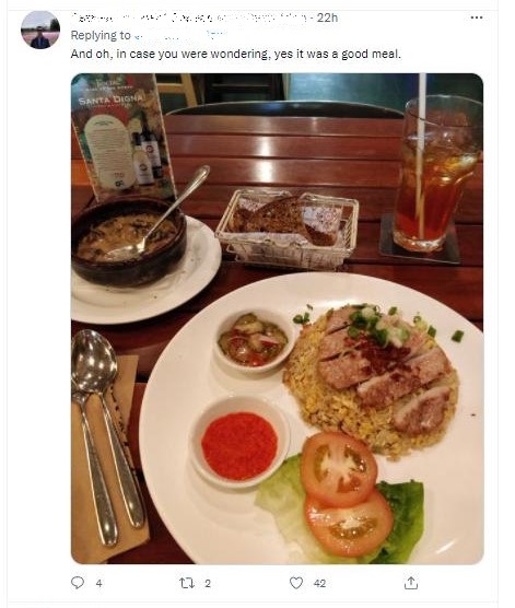 “这是一顿美味佳肴” 男子“炫耀”未接种堂食照惹网骂
