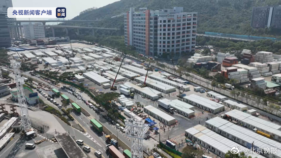 中援建港的青衣方舱医院正式交付使用