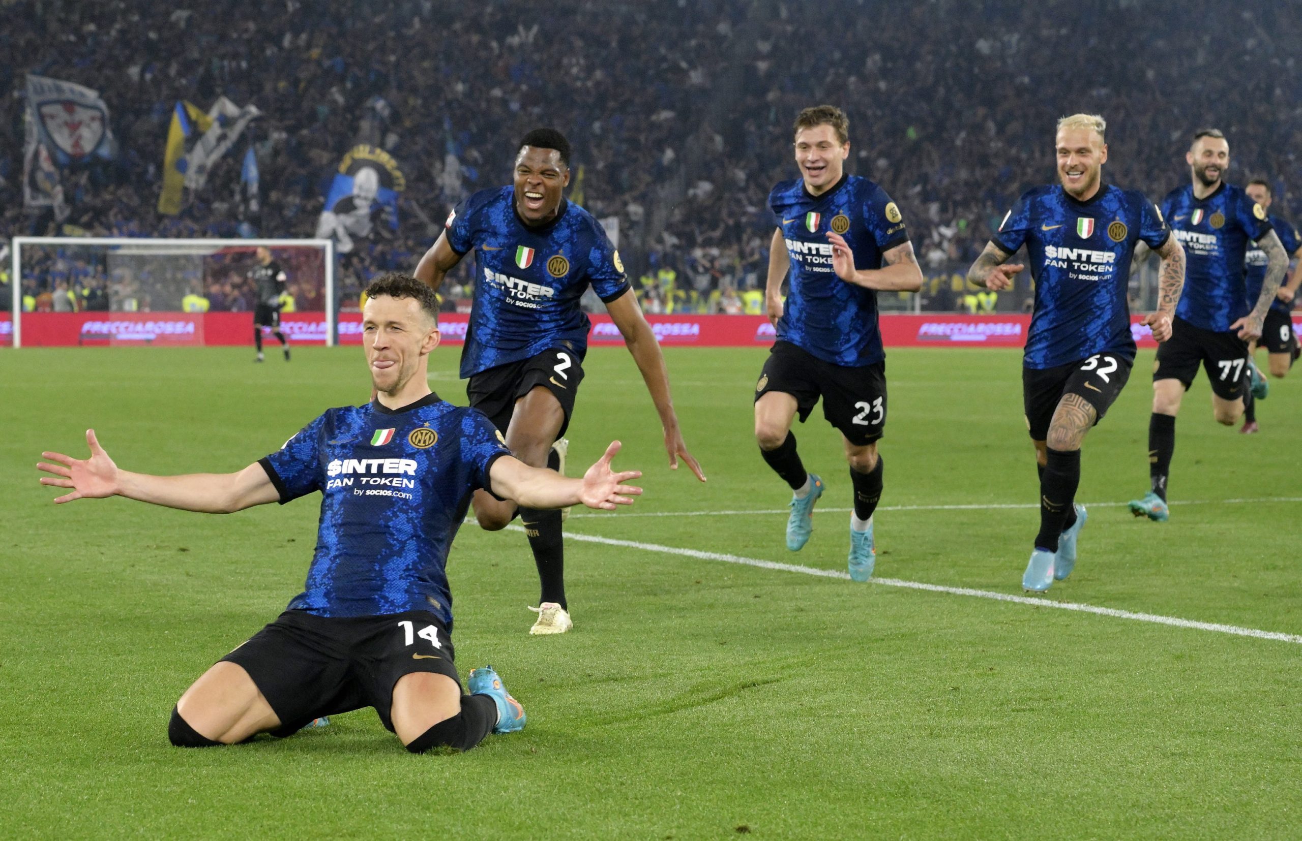 佩里西奇加时梅开二度 国米时隔11年再捧意杯