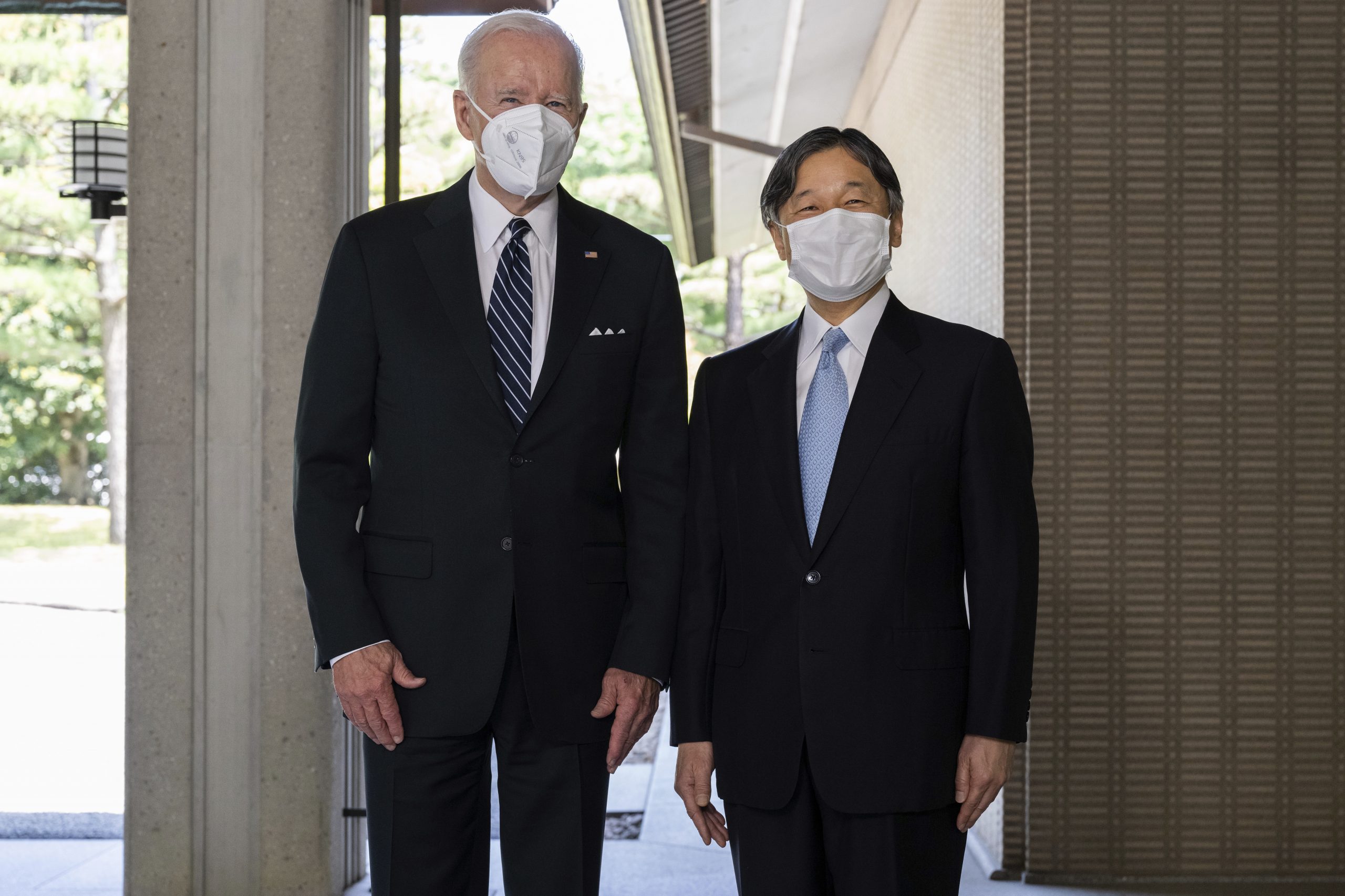 日本举行仪式欢迎拜登到访 美日领导人开始一对一会谈