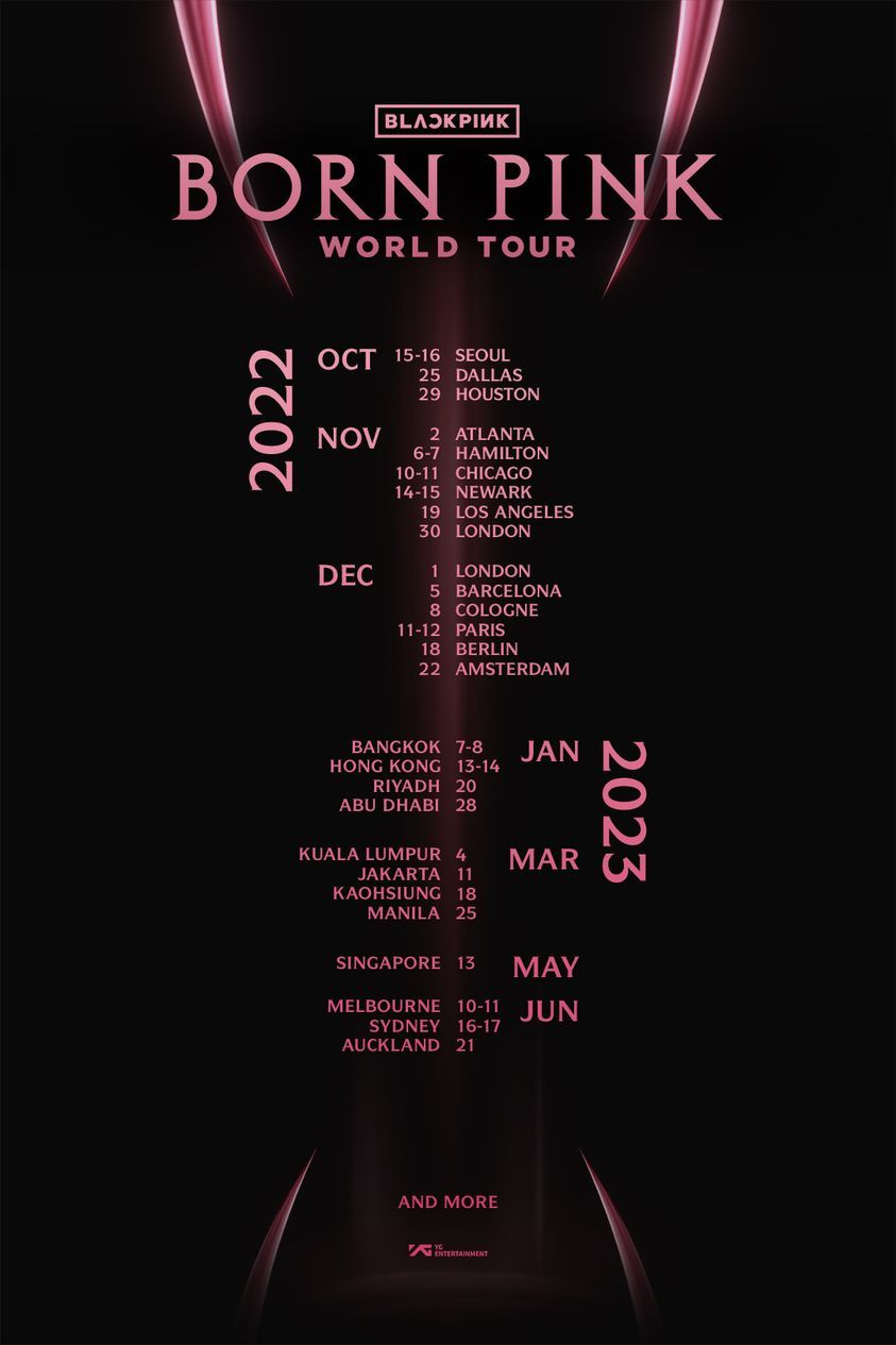 BLACKPINK要来了! 明年3月4日吉隆坡开唱