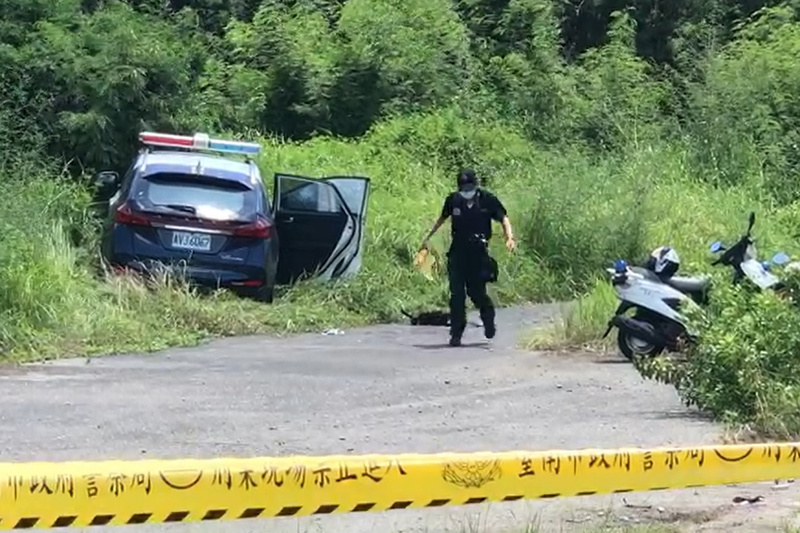台两警遭割颈放血亡 疑凶夺枪子弹逃逸
