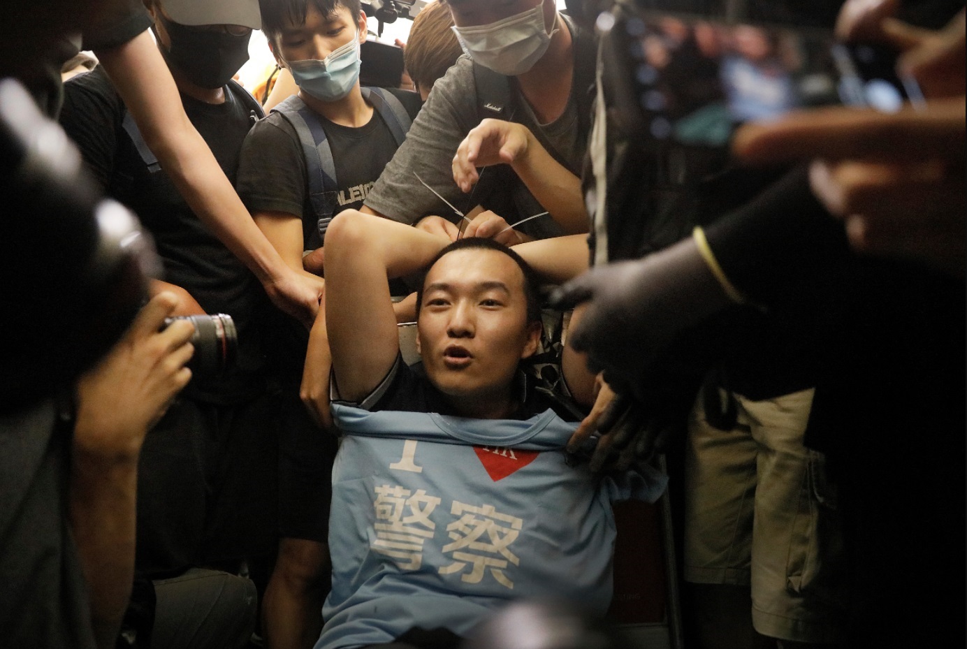曾遭示威者捆绑殴打 环时前记者付国豪病逝