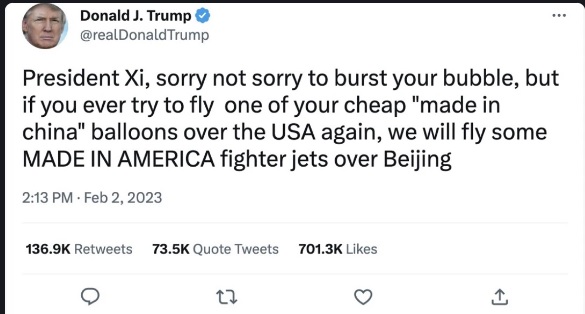特朗普开战中国?