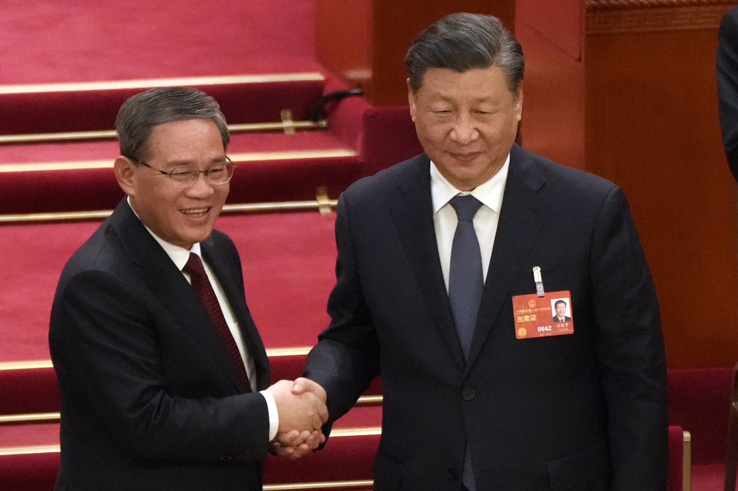 习近平李强 China Congress