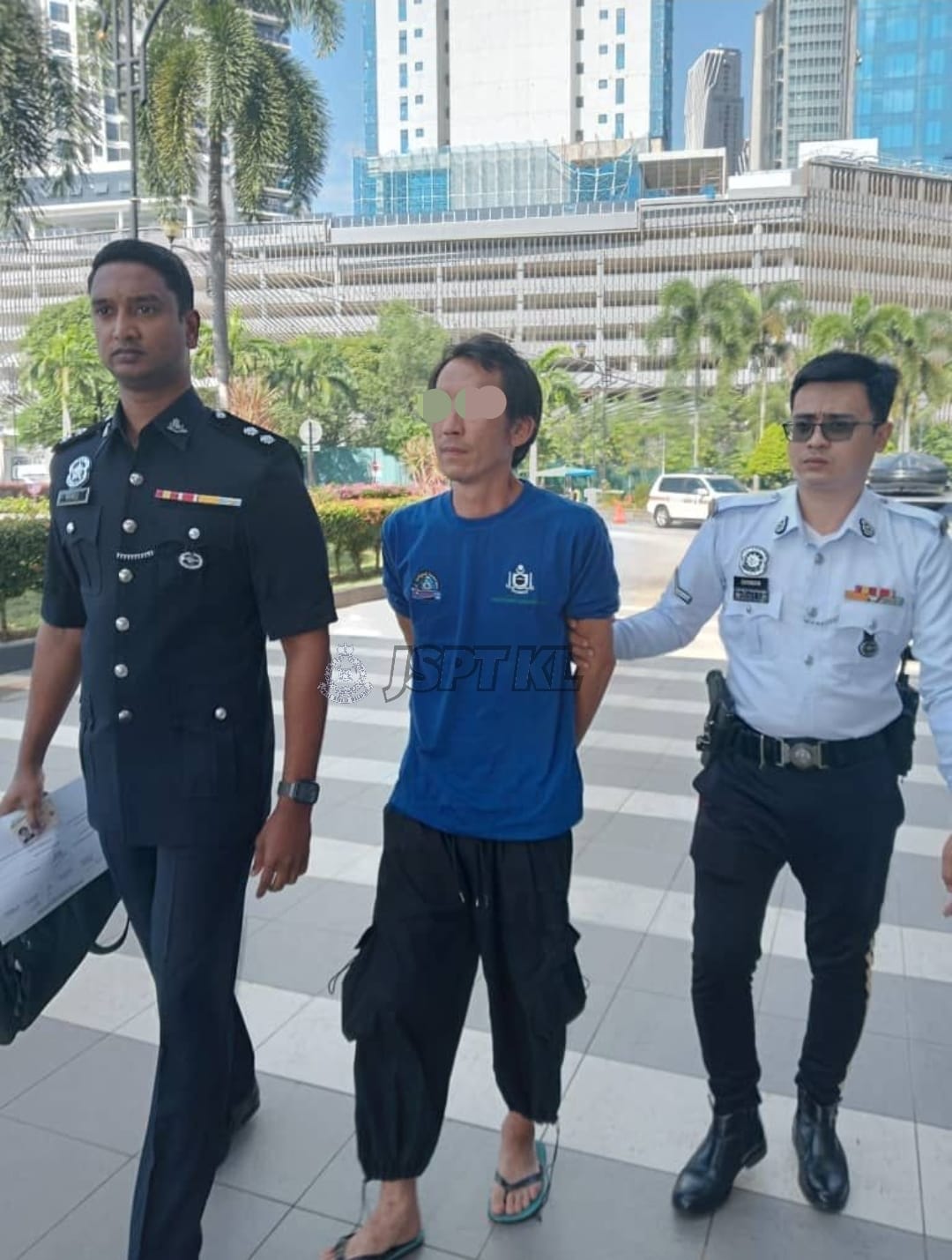 吸毒开车失控撞6车/华裔司机面控不认罪