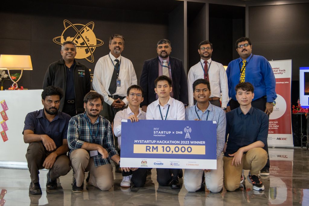 MYStartup Hackathon X DNB编程马拉松赛,6人用5G技术 破题赢万元