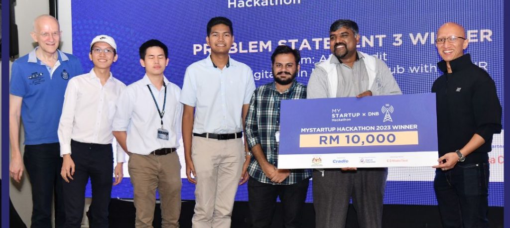 MYStartup Hackathon X DNB编程马拉松赛,6人用5G技术 破题赢万元