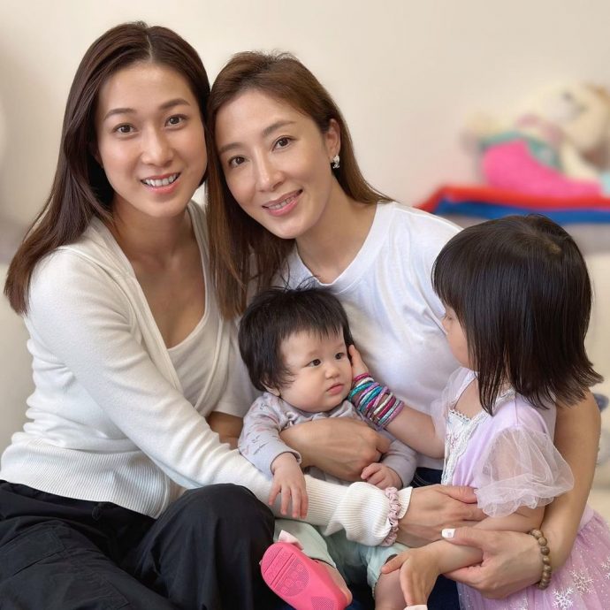 杨茜尧爱女3岁生日派对 锺嘉欣惊喜携子女送祝福