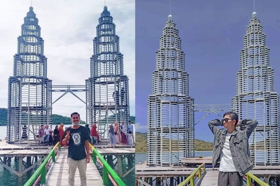 印尼亚齐出现仿造KLCC 两地网民争办“灵感来自神庙”