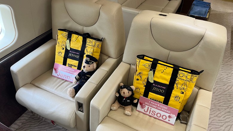 BLACKPINK专属座椅曝光 奢华专机年花250万