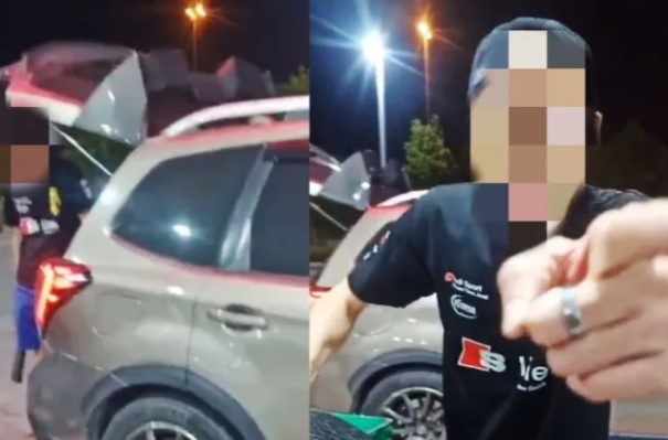 揭狮城男提桶装汽油后 送餐员遭人举报被调查