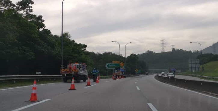 全国:加叻大道崩塌路段已修复