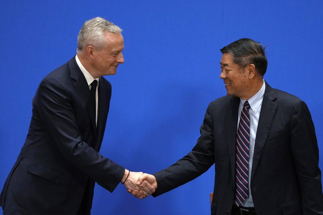 法国财长访华 强调中美欧不存在脱钩可能