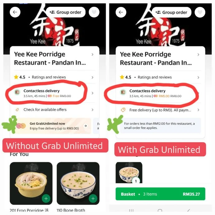 Grab Unlimited送餐费更贵?Grab解答及致歉了