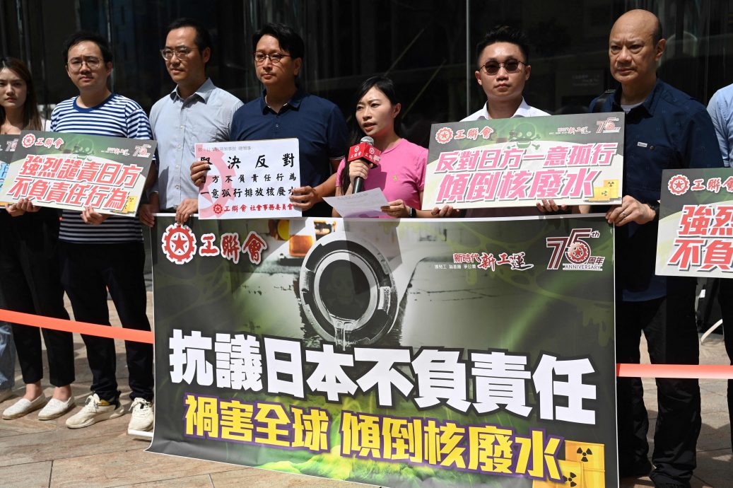 日本确定排水 香港敲定禁令 中国:严正交涉