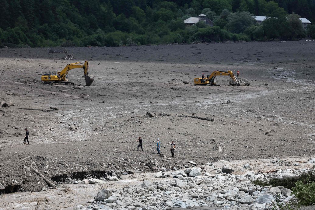 格鲁吉亚度假胜地发生土石流 酿16死、数十人失踪