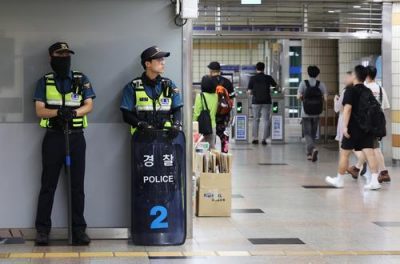 网上现模仿城南斩人案威胁贴文 韩警赴多个地铁站戒备