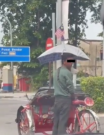 三轮车夫疑当街吸强力胶 网民:会把人载去月球
