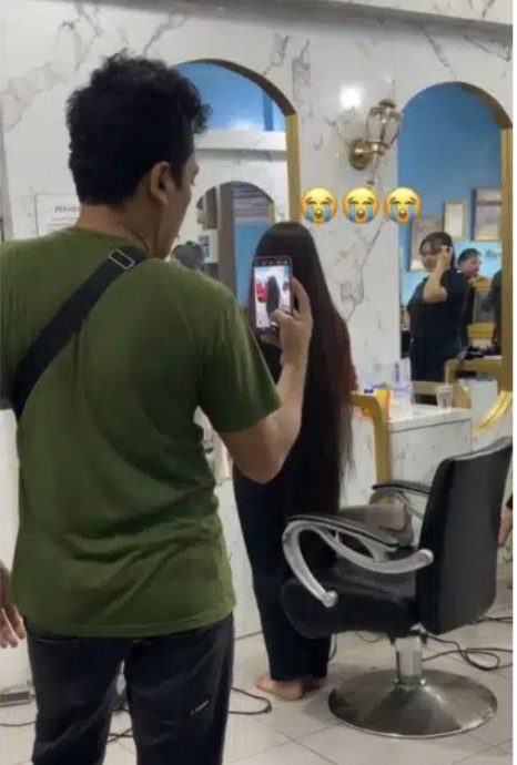 视频|对乌黑直发情有独钟 丈夫下令妻子“不准剪发”