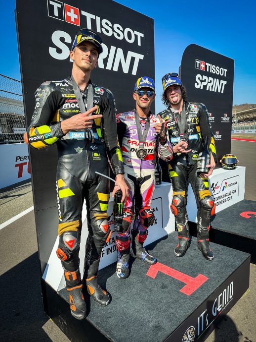 印尼站世界摩托车大赛| 连续4站称霸冲刺赛 佐治马丁正式居首