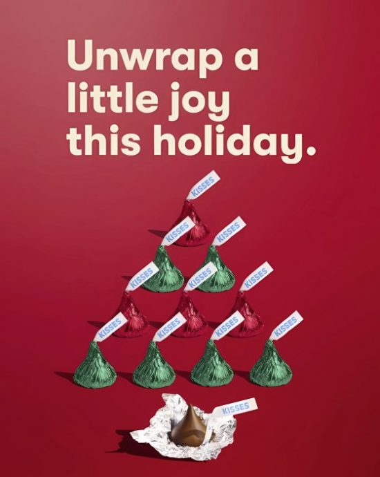 【圣诞色彩/03】圣诞广告如何创意玩转红绿白?