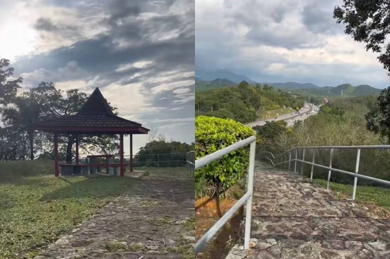 南北大道隐藏“疗愈”观景台 网民:观景呼吸新鲜空气好地方