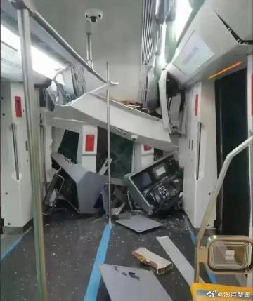 西安地铁试车追尾事故酿1死2伤 官方:调试人员操作不当
