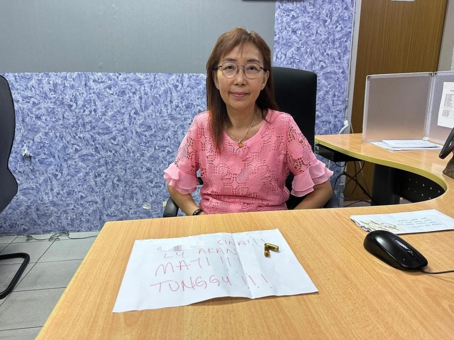 “xx华人,你会死掉,等著瞧” 郭素沁接子弹死亡恐吓信