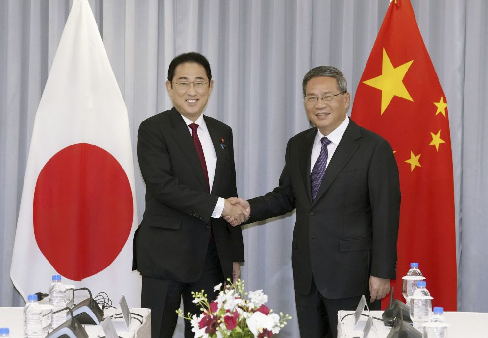 首尔会中国总理李强 日相岸田提台海稳定重要性