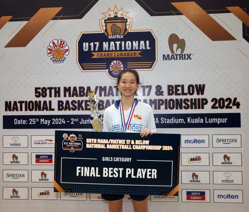 全国U17篮球赛|许智恒夺男MVP归功团队 洪紫珊连续2届膺女MVP