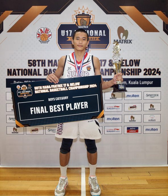 全国U17篮球赛|许智恒夺男MVP归功团队 洪紫珊连续2届膺女MVP