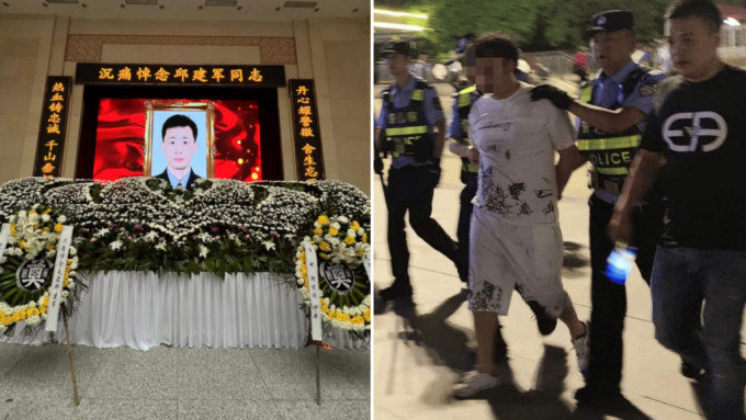 湖北警官与双刀狂汉肉搏 身中15刀鲜血浸透警服殉职