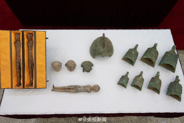 阿根廷向中国退还“14件非法出境文物” 有7件青春秋晚期铜甬钟