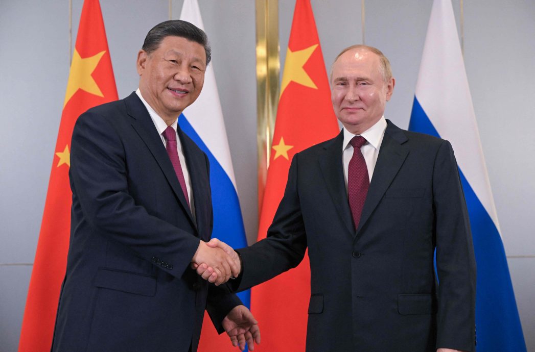 上合组织峰会习普再晤 强调维护两国权益