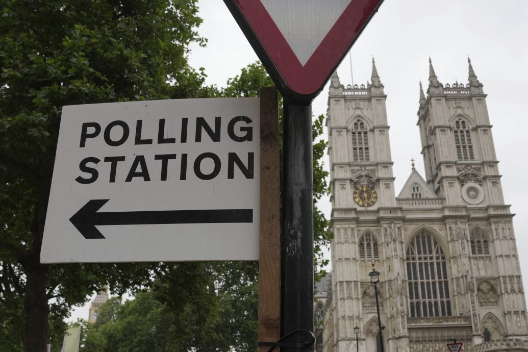 天下事主文)英国大选投票日 民调:工党将压倒性胜利