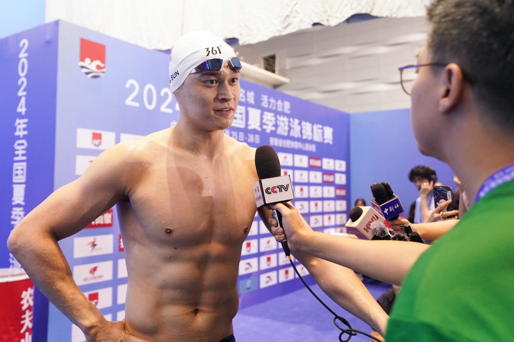 称参赛只想证明即使33岁依然可以 孙杨:复出夺冠是好的开端
