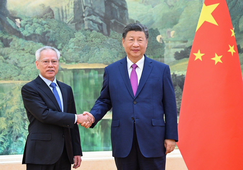 习近平会见澳门新任特首岑浩辉:“一国两制”不会变