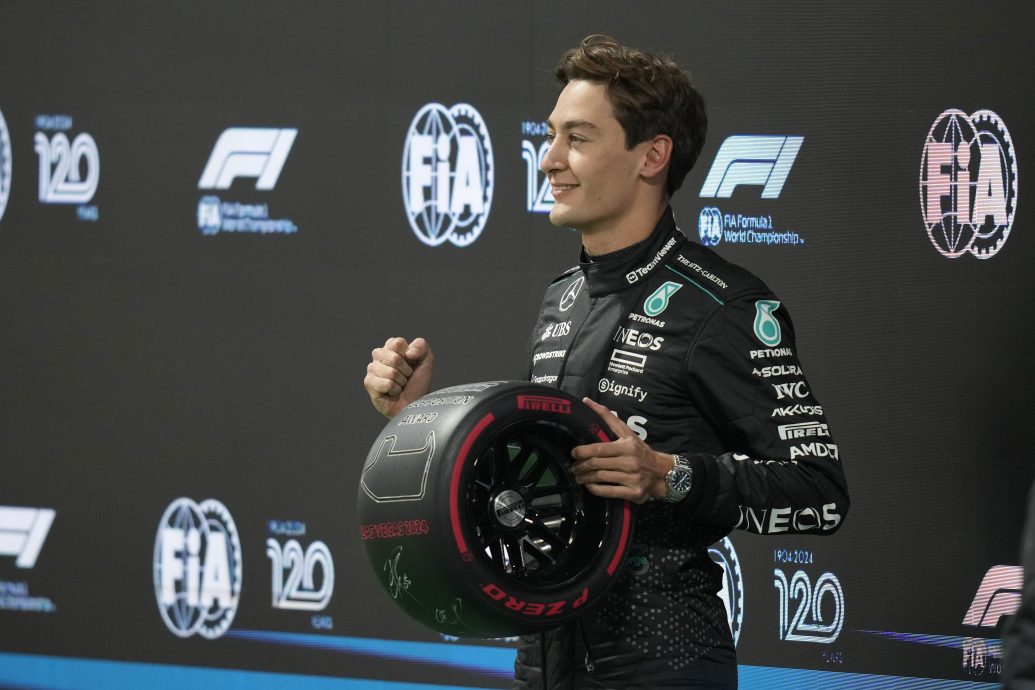 拉斯维加斯站F1大赛车| 维斯塔潘排位赛居第5 拉塞尔勇夺杆位