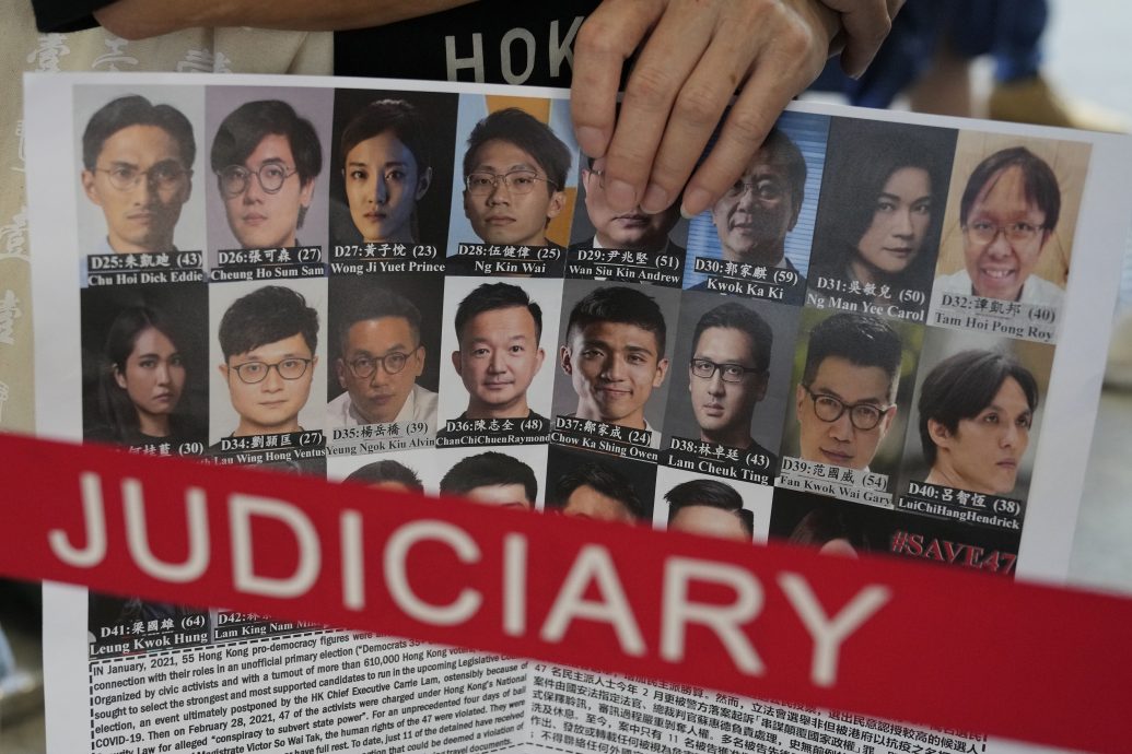 香港初选案:主脑戴耀廷判监10年 黄之锋56个月