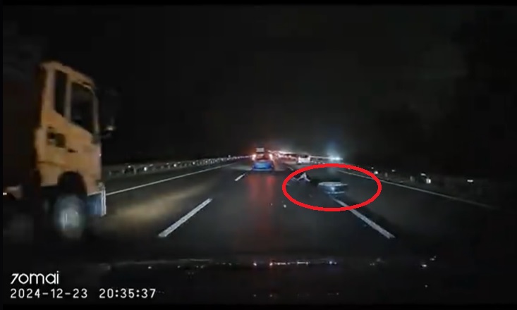 南北大道死亡车祸|车辆纷纷避开掉落的轮胎 “幸好我们都安全!”