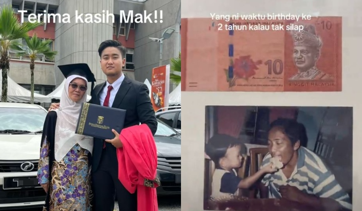 视频|23年成长照片集 母送爱儿最暖心毕业礼物!