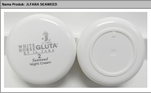 “JL Fara Seaweed”化妆品撤销注册