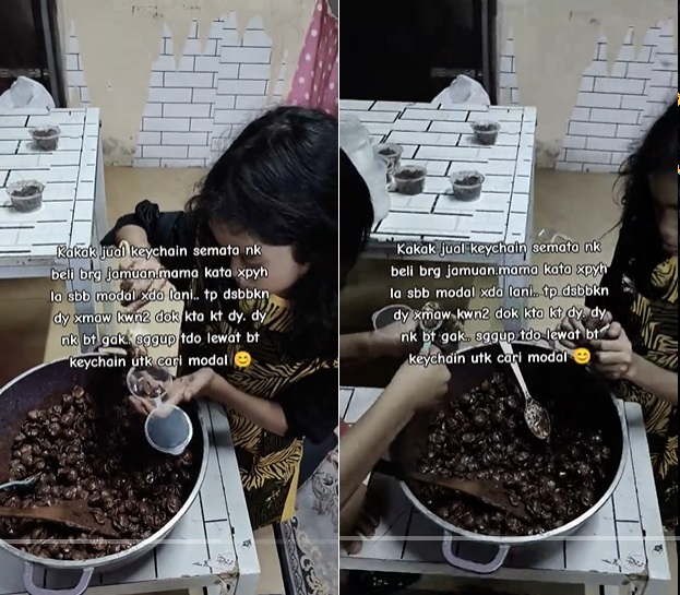 视频|卖钥匙扣还自制零食 家贫小女生为班聚自食其力