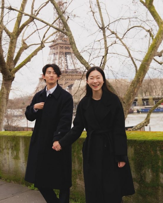 2PM玉泽演巴黎铁塔下求婚 圈外女友正面照首曝光