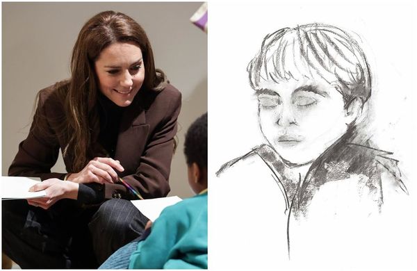 凯特王妃晒三子女画作 网惊:乔治王子是艺术家!
