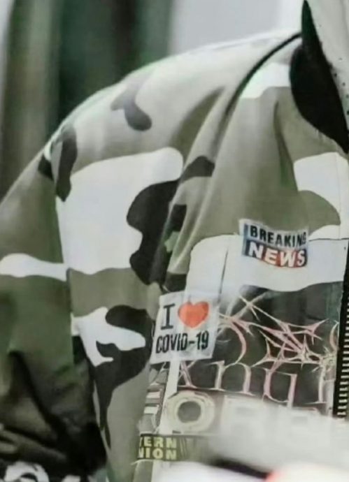 衣服字眼图片踩雷 范丞丞挨批没文化