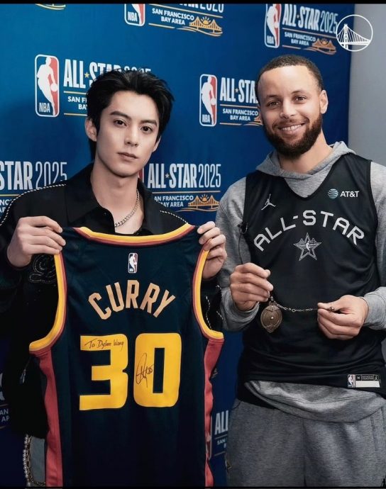 NBA全明星赛|王鹤棣找詹皇合照被拒 尴尬画面全曝光