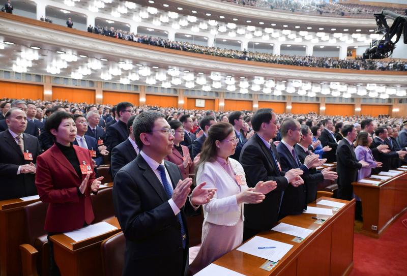 中国全国政协会议闭幕 通过常委会工作报告